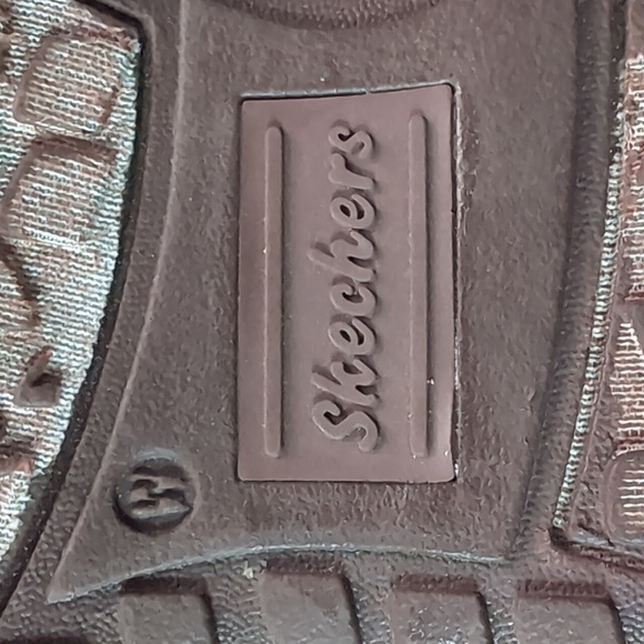 Sketchers Regay Slim Woman's Brown/Purple Sandals,size 8. - Picture 8 of 9